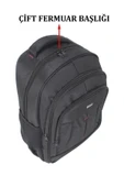 CASE CLUB 2114 Büyük Boy Laptop Sırt Çantası 17 inç Darbe Emici Koruma + Kılıf Hediyeli - 5