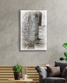 Eski Tahta Kapı Dekoratif ve Modern Cam Tablo - 1