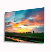 Manzara Dekoratif ve Modern Cam Tablo - 1