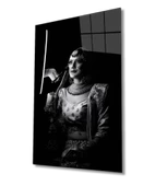 Hintli Kadın Makyaj Dekoratif ve Modern Cam Tablo - 1