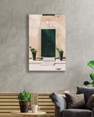 Yeşil Ahşap Kapı Green Wooden Door Table - 1