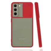 Galaxy S22 Plus Kılıf Lensi Sürgülü Kamera Koruyucu Kılıf thumbnail 5