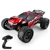 ELEKTRİKLİ RC 1:8 ÖLÇEK SERVO MOTOR SÜSPANSİYONLU ARAZİ ARACI SPOR ARAÇ 85 KM HIZ RC ARAÇ - 2