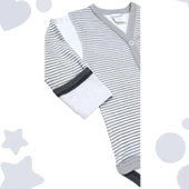 Önden Çıtçıtlı Kız Bebek Çıtçıtlı Body Zıbın - 9