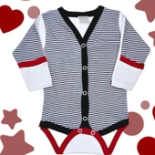 Önden Çıtçıtlı Kız Bebek Çıtçıtlı Body Zıbın - 4