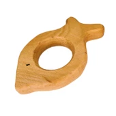 Diş Kaşıyıcı Balık Doğal Ahşap - 4