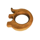 Diş Kaşıyıcı Fil Doğal Ahşap - 3