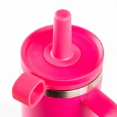 Tantitoni  Pipetli Paslanmaz Çelik Termos Bardak 1lt Pembe - 2