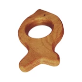 Diş Kaşıyıcı Balık Doğal Ahşap - 3