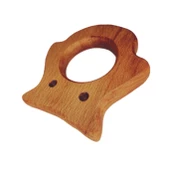Diş Kaşıyıcı Baykuş Doğal Ahşap - 5