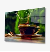 Çay Dekoratif ve Modern Cam Tablo - 1