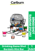 Özel Üretim Aktivite Arkadaş Drinking Game Shot Bardaklı Mini Bar Parti Eğlence Oyun Set - 1