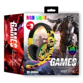 RGB ışıklı Pro Streaming Gaming KR-GM604 kulaklık - 3