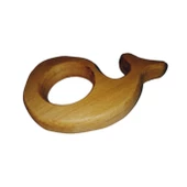 Diş Kaşıyıcı Balina Doğal Ahşap - 6