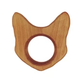 Diş Kaşıyıcı Kedi Doğal Ahşap - 1