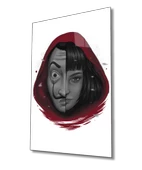 La Casa De Papel Kadın Dekoratif ve Modern Cam Tablo - 1