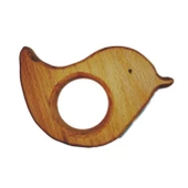 Diş Kaşıyıcı Kuş Doğal Ahşap - 1