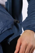Erkek Mavi Polarlı Su Geçirmez Kapüşonlu Mont thumbnail 9