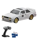 Uzaktan Kumandalı 1:16 BMW E30 Araba Full Fonksiyon Işıklı Drift BMW E30 40 Km Hız Yapan E30 - 3