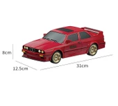 Uzaktan Kumandalı 1:16 BMW E30 Araba Full Fonksiyon Işıklı Drift BMW E30 40 Km Hız Yapan E30 - 8