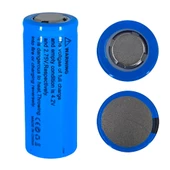 Hedyex 26650 Şarjlı Pil 8800mAh 4.2V Li-ion Pil Mavi 1Li Premium - 3