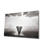 Fil Dekoratif ve Modern Cam Tablo - 1