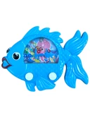 Su Atarisi Suda Halka Geçirme Oyunu Balık Şeklinde Mavi - 1