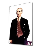 Atatürk Dekoratif ve Modern Cam Tablo - 1