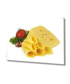 Peynir Mutfak Dekoratif ve Modern Cam Tablo Cheese Kitchen - 1