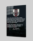 Türklük Dekoratif ve Modern Cam Tablo - 1