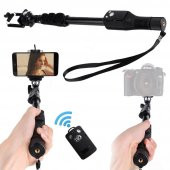 Yunteng YT-1288 Uzun Ayarlanabilir Bluetooth Selfie Çubuğu - 1