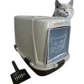 Xxl Kapalı Kedi Tuvaleti + Kürek Hediyeli PT305 - 2