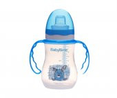 Baby Time BT105 Damla Akıtmaz Kulplu Bardak 250 Ml - Mavi - 1