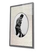 Çerçeveli Atatürk Dekoratif ve Modern Cam Tablo - 1
