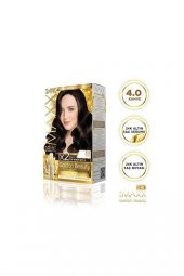 Maxx Deluxe Golden 4.0 Kahve 24k Altın İçerikli Saç Boyası - 1