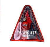 Üçgen Trafik ve İlk Yardım Seti Karayollarına Uygun Trafik Seti - 1