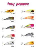 FUJIN Tiny Popper Mini LRF Maket Yem  FT183 Angry Shrimp - 1