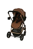 Yoyko City Seyahat Sistem Bebek Arabası 3 in 1 Kahve Rose - 4