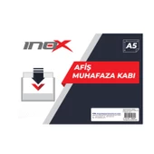 İnox A5 Afiş Muhafaza Kabı 8696 - Şeffaf Plastik Afiş Kılıfı - 1