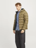 JACK JONES Erkek Rüzgar Geçirmez Çift Taraflı Mont 12259367 - 5