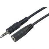 3.5mm Stereo Erkek - Dişi Aux Ses Uzatma Kablosu 5 Metre - 3