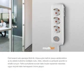 Viko Multi-Let 6 Li Siyah Anahtarlı Çocuk Korumalı Grup Priz 5 Mt - 5