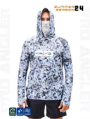 Fujin Pro Angler S24 Buff&Hoodie Black Fish Small (S) - 1