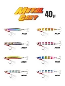 Fujin Metal Cast 40gr Shore Jig Metal Yem  MT05 Yellow Chart - 1