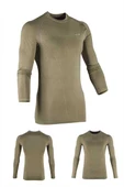 Fujin Seamless Termal İçlik Khaki Üst  XSmall - 1