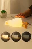 Renk Değiştiren Şarjlı Silikon Gece Lambası – Dokunmatik, Multicolor, Çocuk ve Bebek Odası - 5