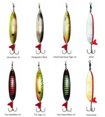 Dam Effzett Standard Spoon Slim 8 cm 24 gr Sinking Kaşık  Fluo Green/Black UV - 2