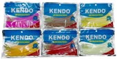 Kendo 10 cm Lrf Silicones Worm (Kokulu) 10 adet  Yellow - 1