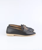 Kadın H Tokalı Sivri Burun Babet Siyah thumbnail 3