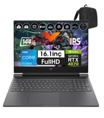 Hp Victus Gaming Laptop 16-R0071NT Intel I7 13700H 96GB Ddr5 2tb SSD 8GB/RTX4070 WINDOWS11HOME 16.1" 144 Hz Fhd IPS Taşınabilir Bilgisayar 88V898EA39+WEBLEGELSINÇANTA - 1